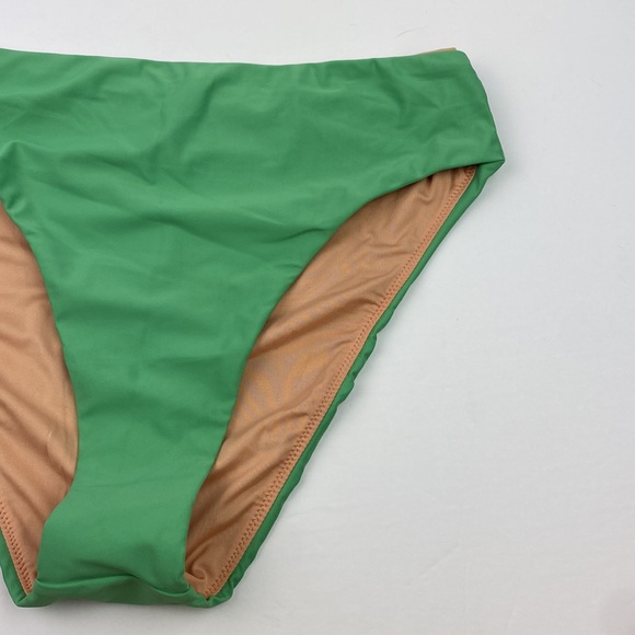 NWT J. Crew | High Cut High Rise Bikini Bottom Sea Light Green M - Picture 5 of 8
